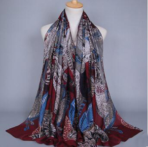Cashew flower encryption voile scarf wholesale