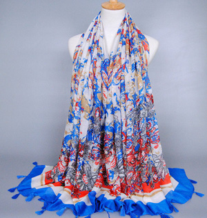 Silk gauze scarf wholesale