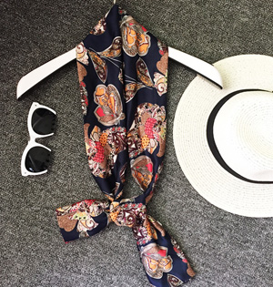 Women silk neck scarf