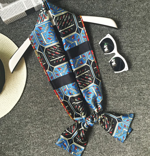 Women silk neck scarf