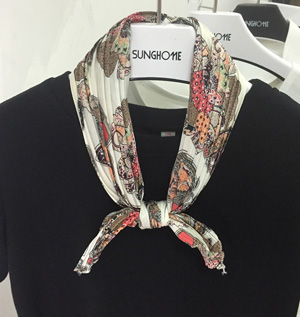 Polka dot scarves wholesale