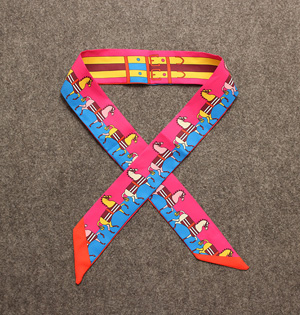 Printed silk scarf for sale