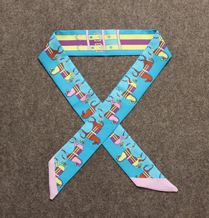 Printed silk scarf for sale