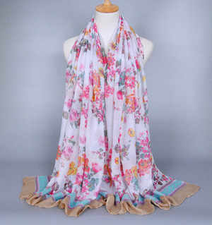 Wholesale silk black scarf