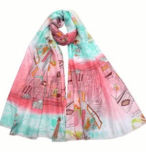 Custom printed scarves