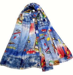 Custom printed scarves