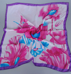 Chiffon head scarf square