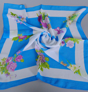 Wholesale square chiffon scarves