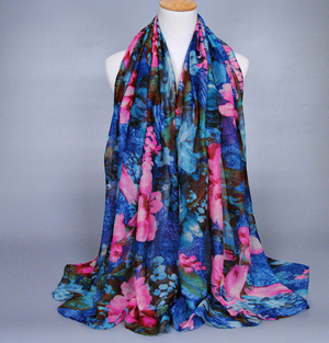 Silk scarf painting