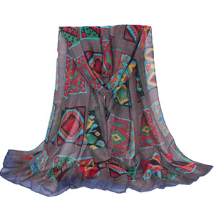 Wholesale cotton viscose shawl