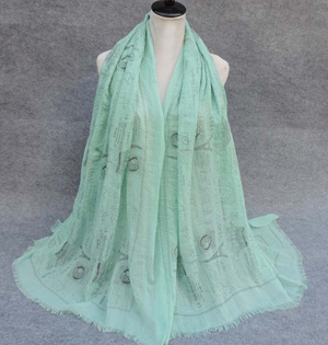 French cotton scarves