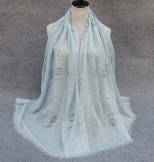 French cotton scarves