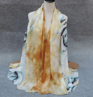 Linen infinity scarf