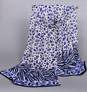 Wholesale knitted scarves leopard