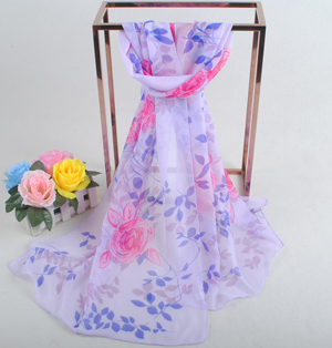 Nylon chiffon scarves