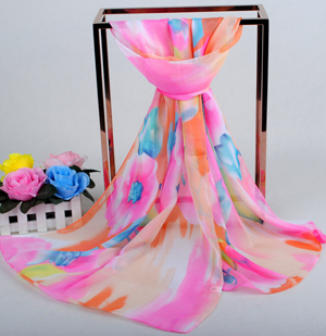 Print chiffon fashion scarf
