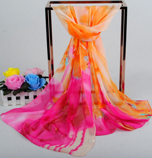 Lavender chiffon scarf wholesale