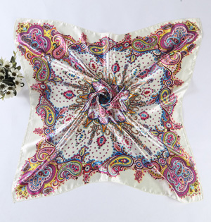 Womens silk neck scarves