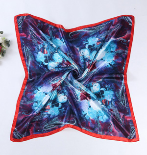 Silk scarves digital printing