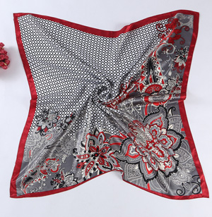 Wholesale plaid sillk scarf