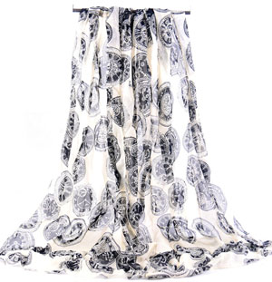 Wholesale chiffon pattern scarf