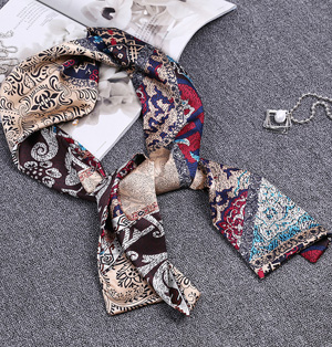 Vintage small silk scarf