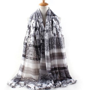 Handmade cotton scarves