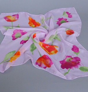 Chiffon square head scarves