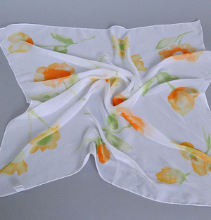 Chiffon square head scarves