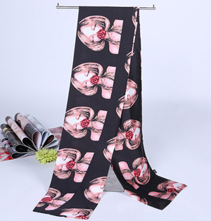 Korea silk scarf wholesale
