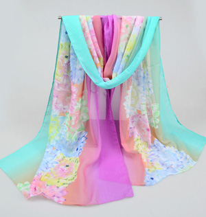 Wholesale silk scarf chiffon