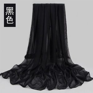 wholesale Korea Solid women chiffon Scarves