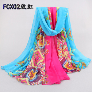 Summer beach scarves