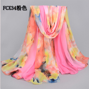Wholesale Summer Women Pink beach scarves