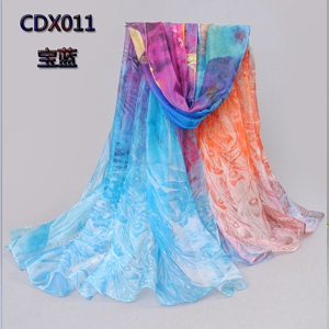 Wholesale peacock beach scarves