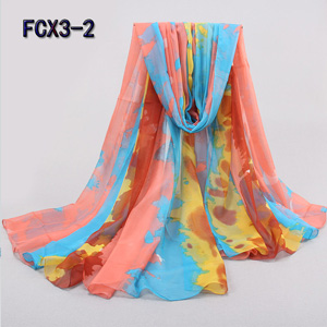 Wholesale star colorful women beach scarves for promotion