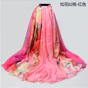 Wholesale rose feather beach scarves
