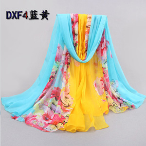 Wholesale sunflower women beach scarves