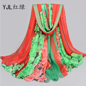 Wholesale colorful chiffon women beach scarves