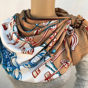 Wholesale Germany spring silk scarves