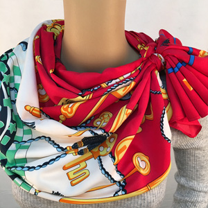 Wholesale Germany spring silk scarves