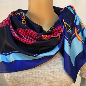 Wholesale Italy Ladies 100% silk scarves