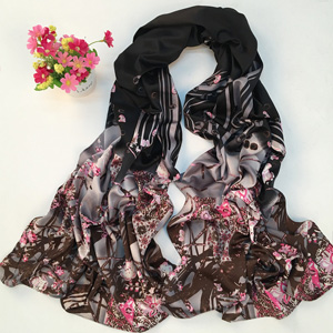 Wholesale Korea Garden silk scarves