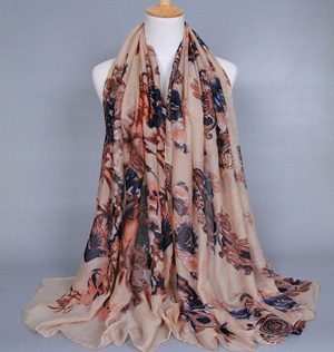 Wholesale peony scarves