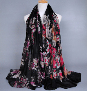 Wholesale peony scarves
