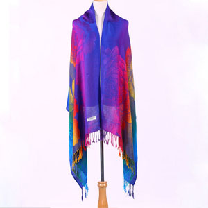 Korea peony women cotton scarves