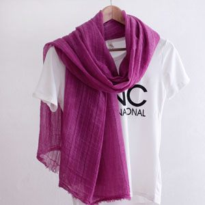 Korea women cotton scarves for promotion