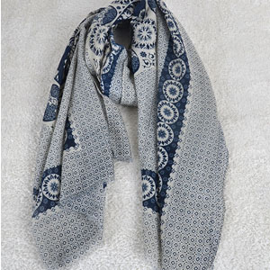 Digital printing women cotton scarf
