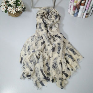 Beautiful sea beach scarves