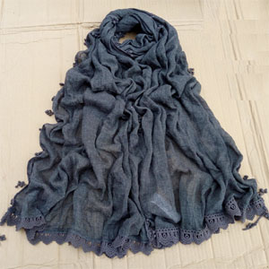 Wholesale 100% cotton women scarf